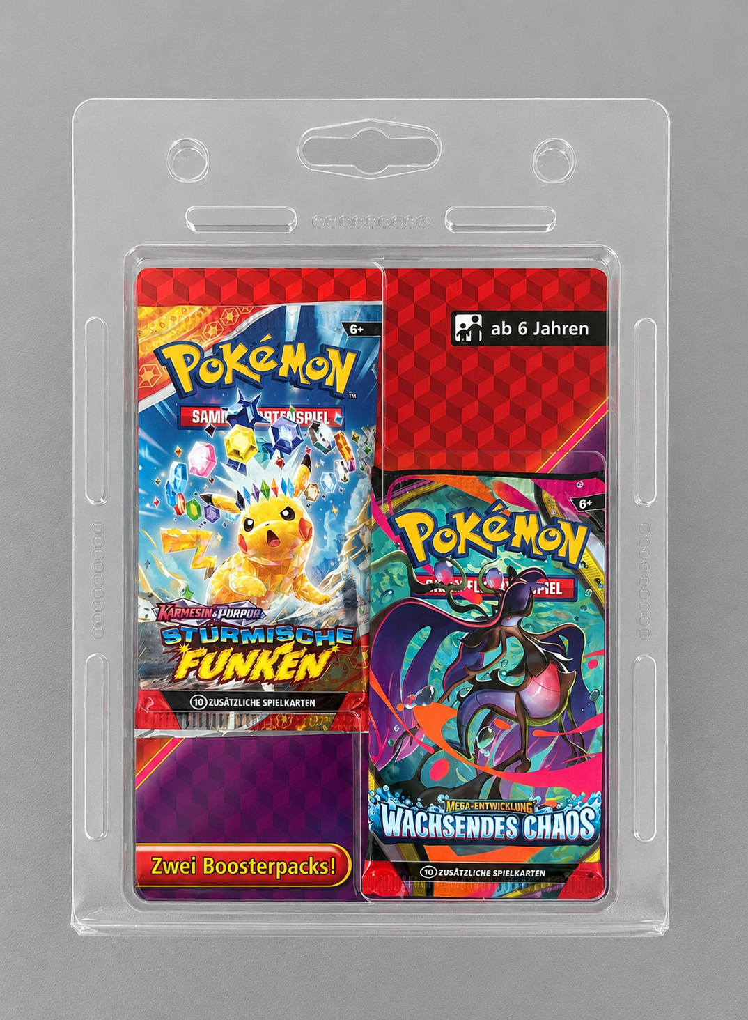 2er Booster Blister "Stürmische Funken & Wachsendes Chaos" (DE)