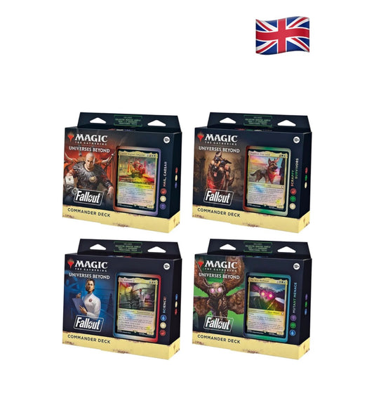 Magic: The Gathering - Fallout Commander Deck Display (4 Decks) (ENG)