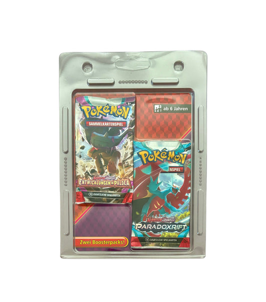 2er Booster Blister "Entwicklungen in Paldea & Paradoxrift" (DE)